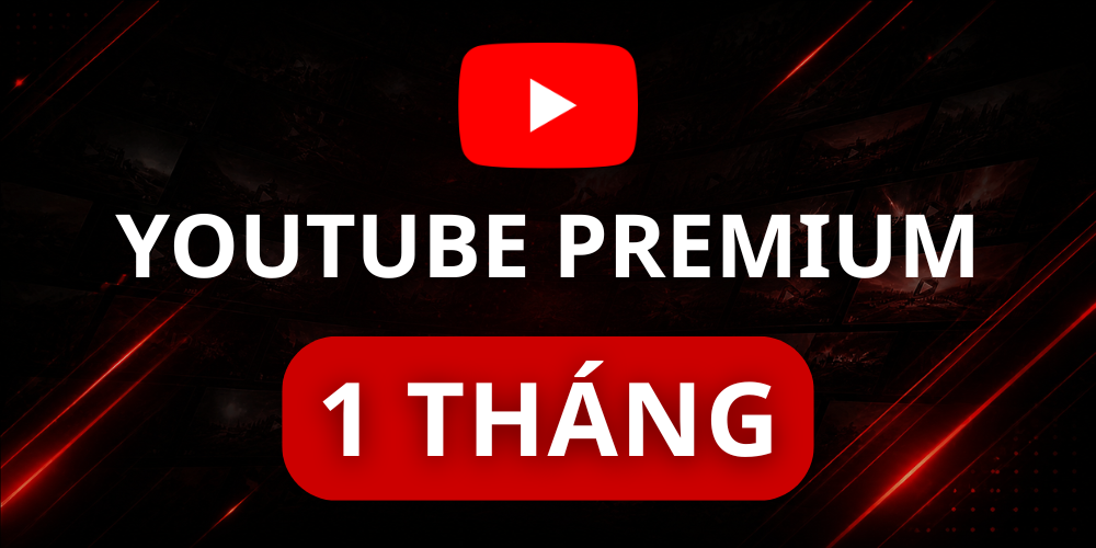 Youtube Premium 1 Tháng